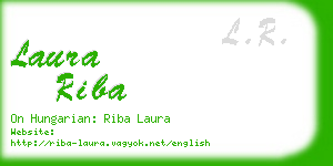 laura riba business card